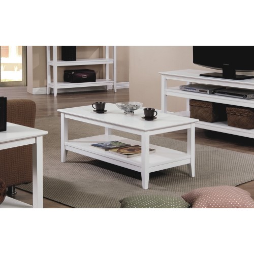 Quadra New Coffee Table - White